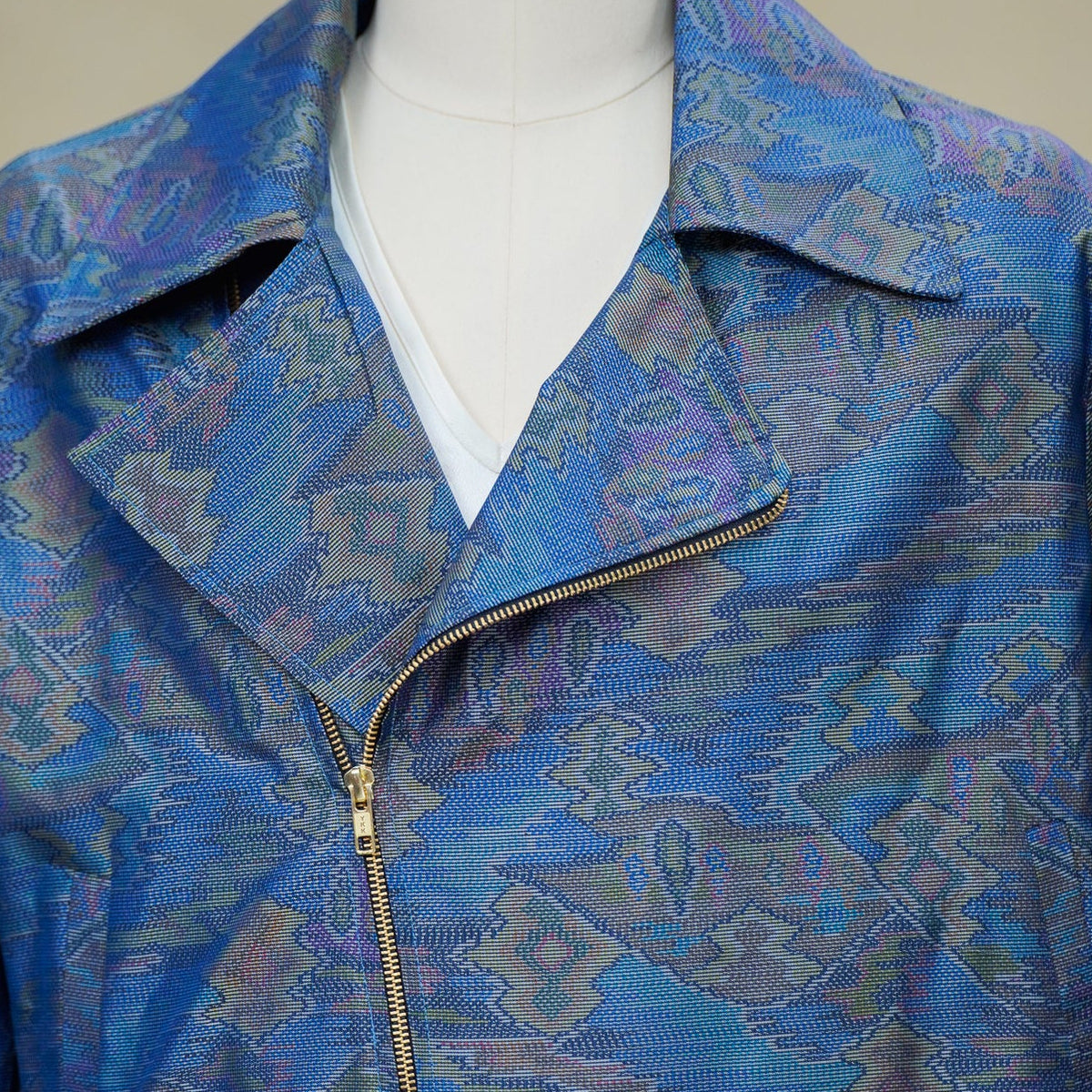 On-hand: Blue Oshima Biker Jacket | OBKJ8484 | XL
