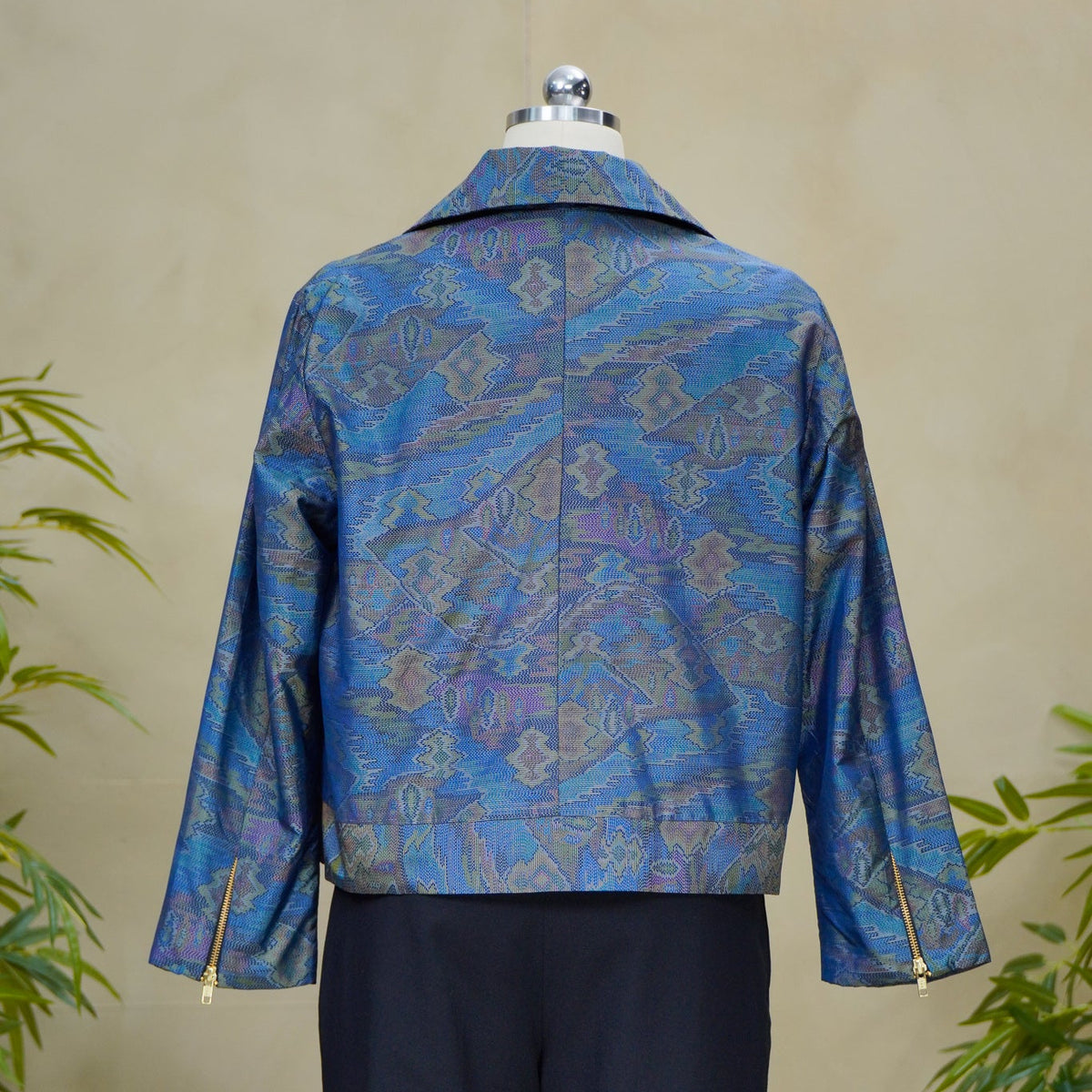 On-hand: Blue Oshima Biker Jacket | OBKJ8484 | XL