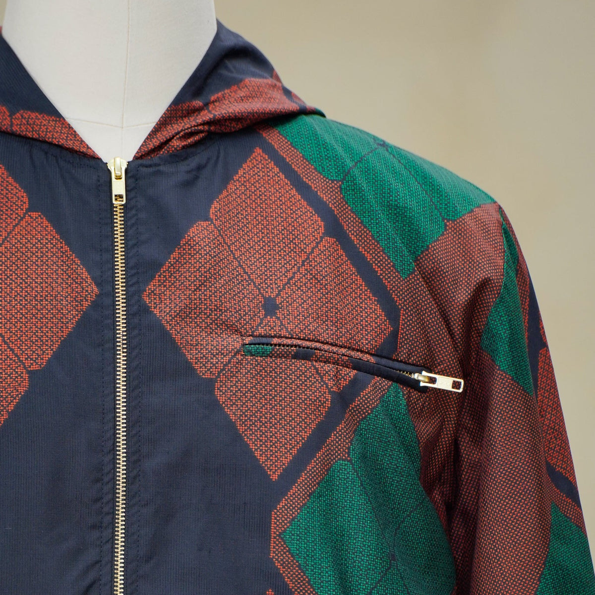 Premium On-hand: Orange Loose Fit Oshima Men's Bomber Jacket | LBJ8429M| Large