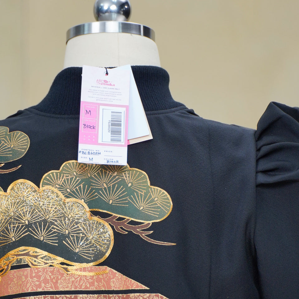 On-hand item: Filipiniana Bomber Jacket | Black | FBJ8602M | Medium