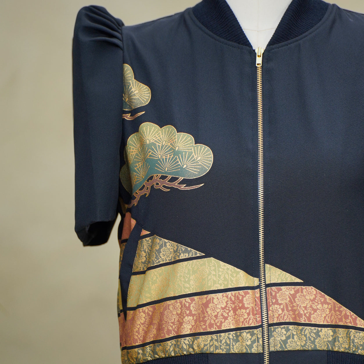 On-hand item: Filipiniana Bomber Jacket | Black | FBJ8602M | Medium