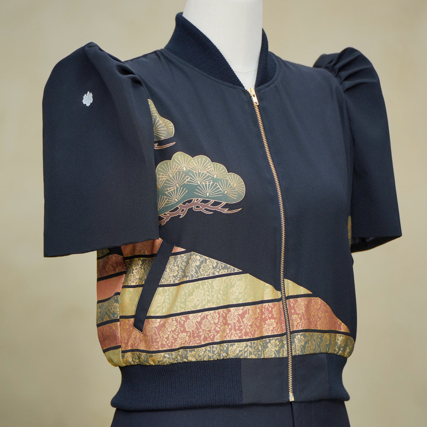 On-hand item: Filipiniana Bomber Jacket | Black | FBJ8602M | Medium