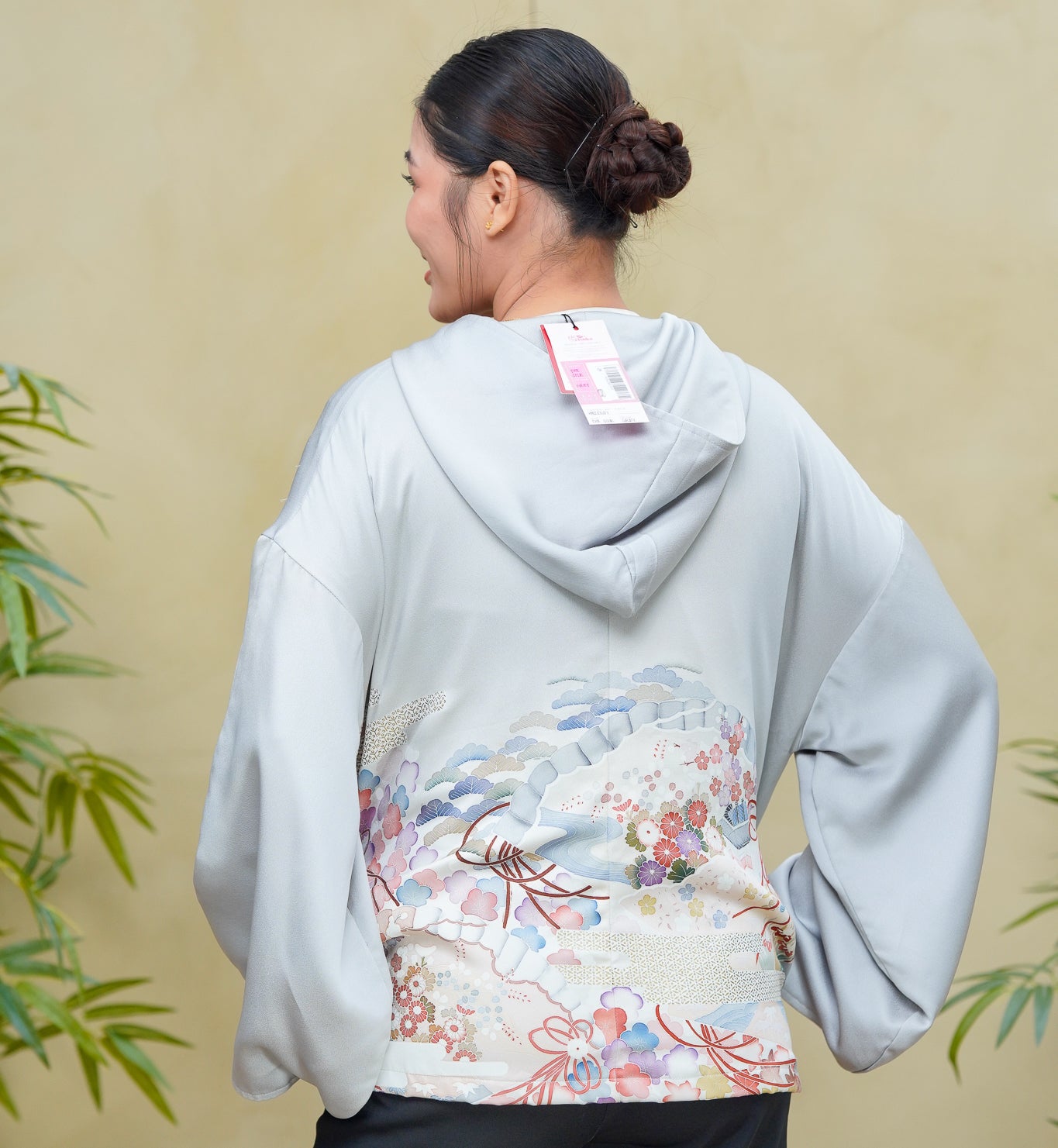 Premium On-hand: Gray Hoodie With Zipper | HWZ8314Y