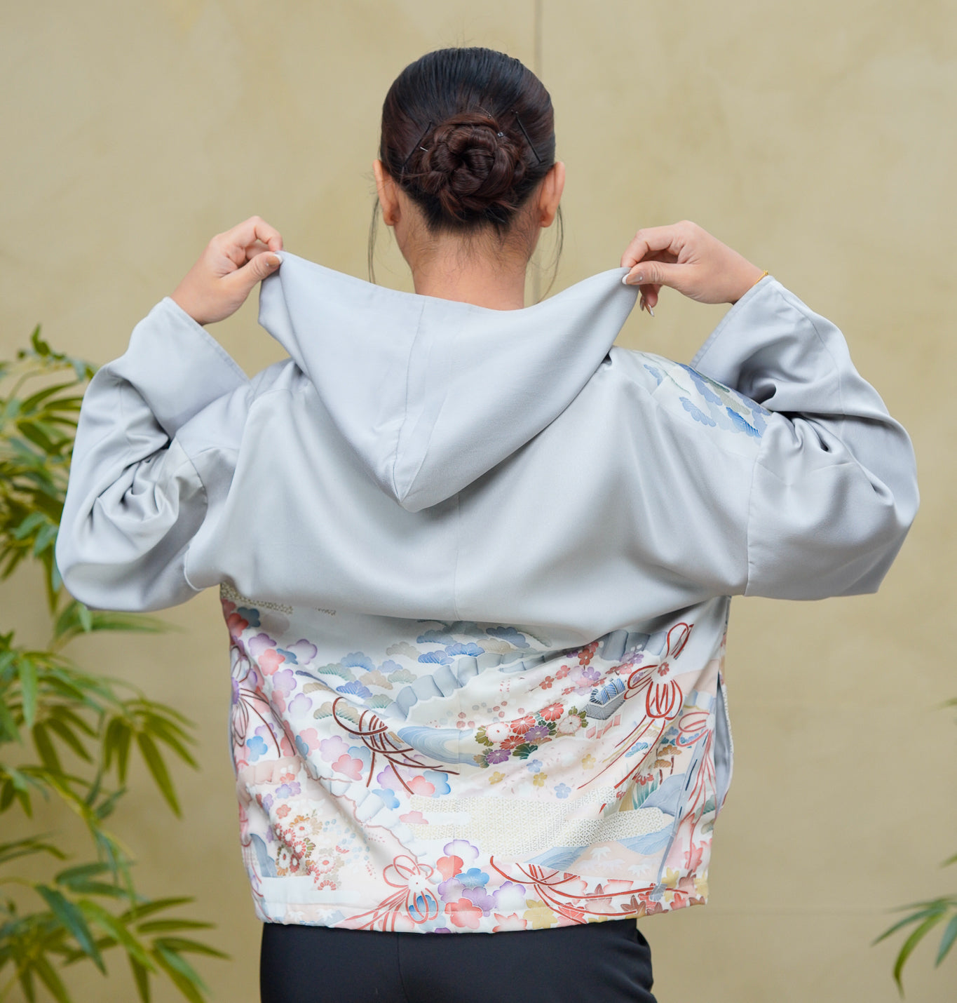 Premium On-hand: Gray Hoodie With Zipper | HWZ8314Y