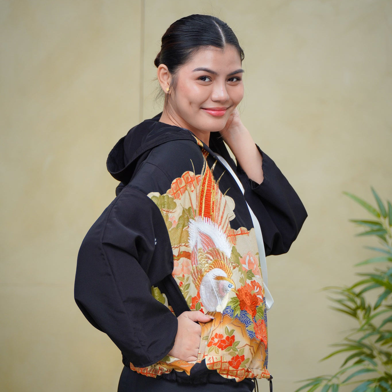 Premium On-hand item: Black Kodomo Hoodie | HK8283Y | Small