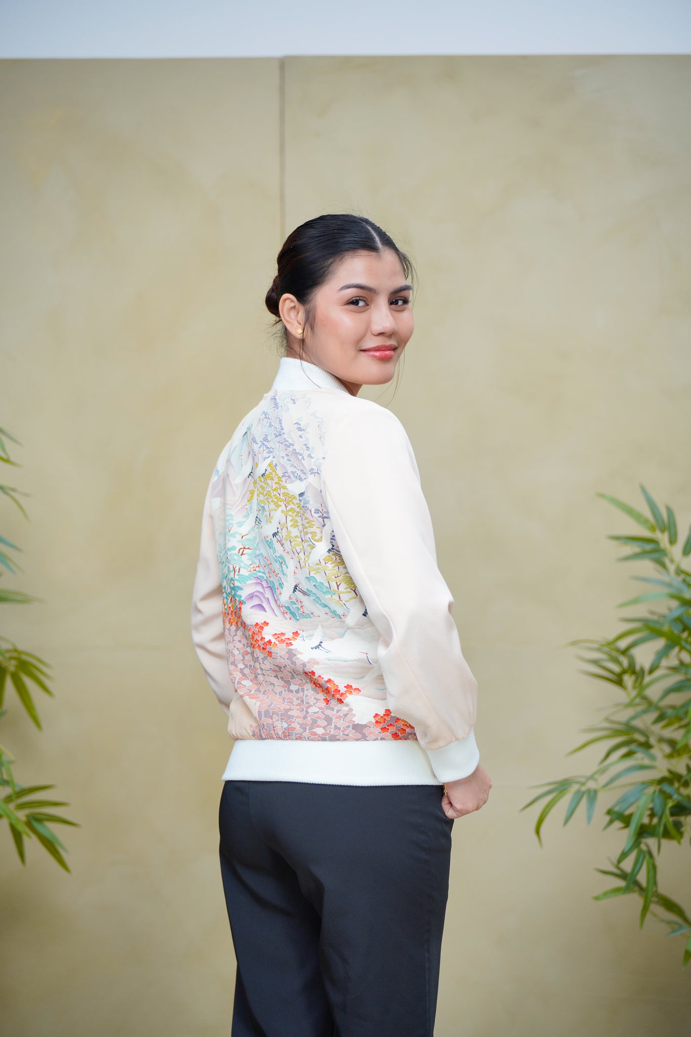 Premium On-hand: Bomber Jacket | Cream | BJ8198M | SB (SO M)