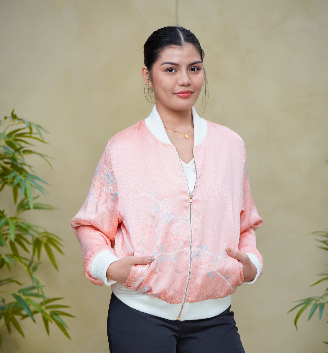 Premium On-hand: Bomber Jacket | Pink | BJ8180M | XLB