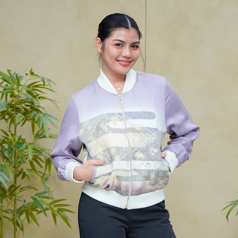 Premium On-hand: Bomber Jacket | BJ8177M MB LAVENDER