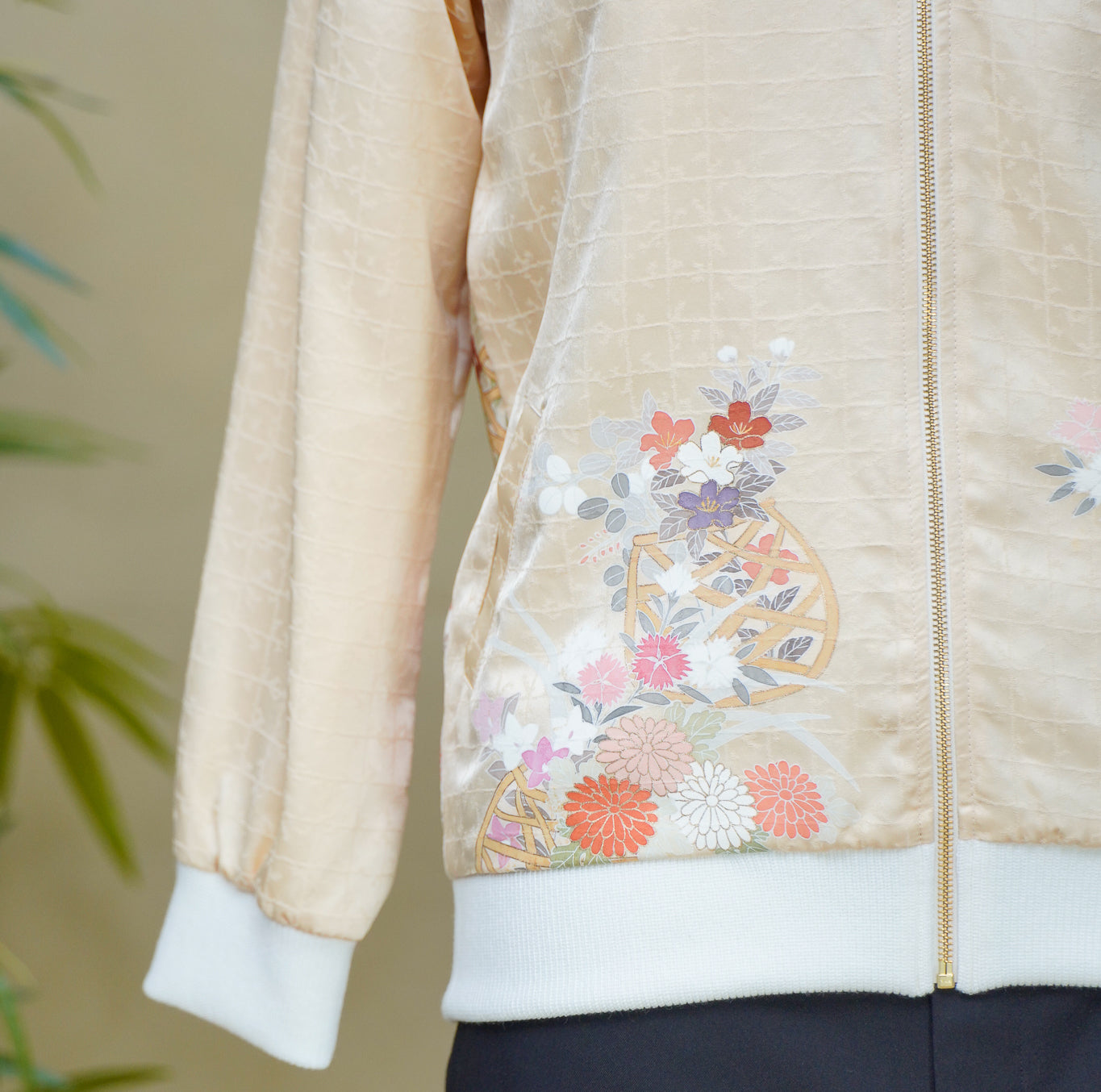 Premium On-hand: Bomber Jacket | Cream | BJ8299Y | 2XLA