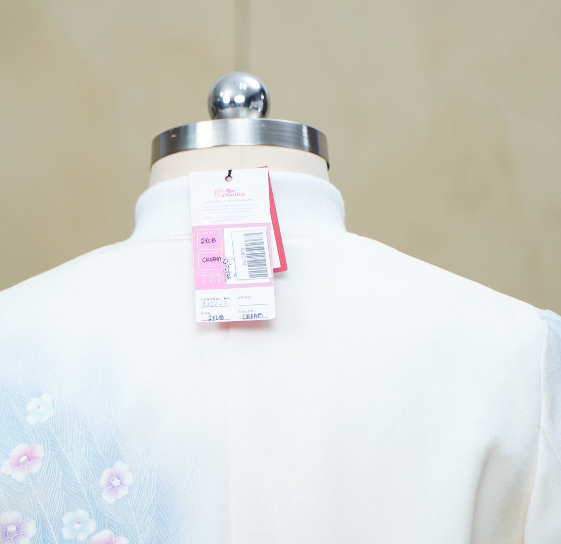 Premium On-hand: Cream Bomber Jacket | 2XLB | BJ8227M -O