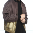 Load image into Gallery viewer, On-hand: Bomber Jacket | BJ5464 L (Brown with gold) | Ship in 1-3 weeks
