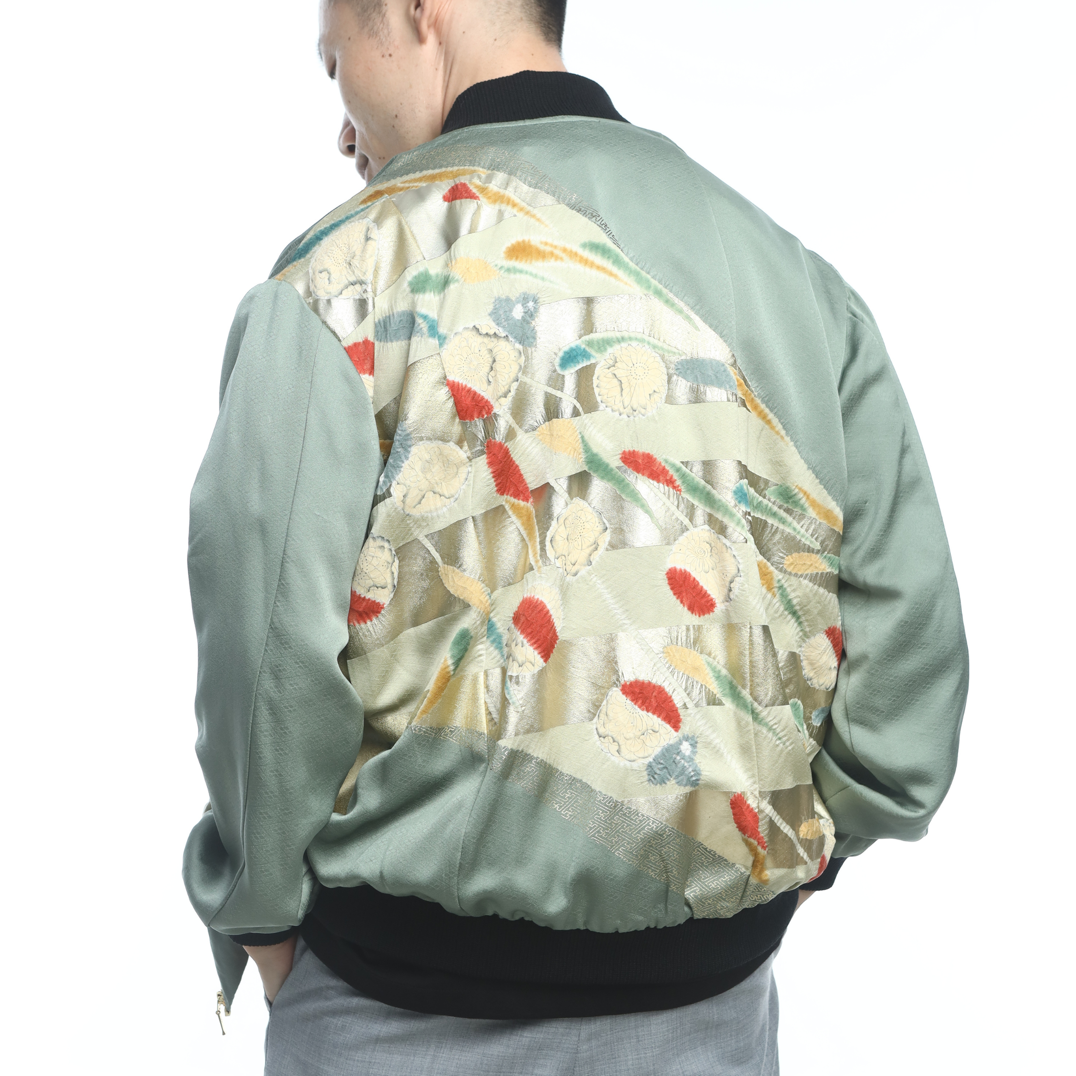 On-hand: Bomber Jacket | BJ5476 L Green | Ship in 1-3 weeks!