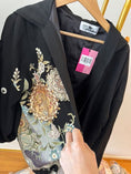 Load image into Gallery viewer, Ap7 On-hand item: AP5-03 Black Hoodie with florals
