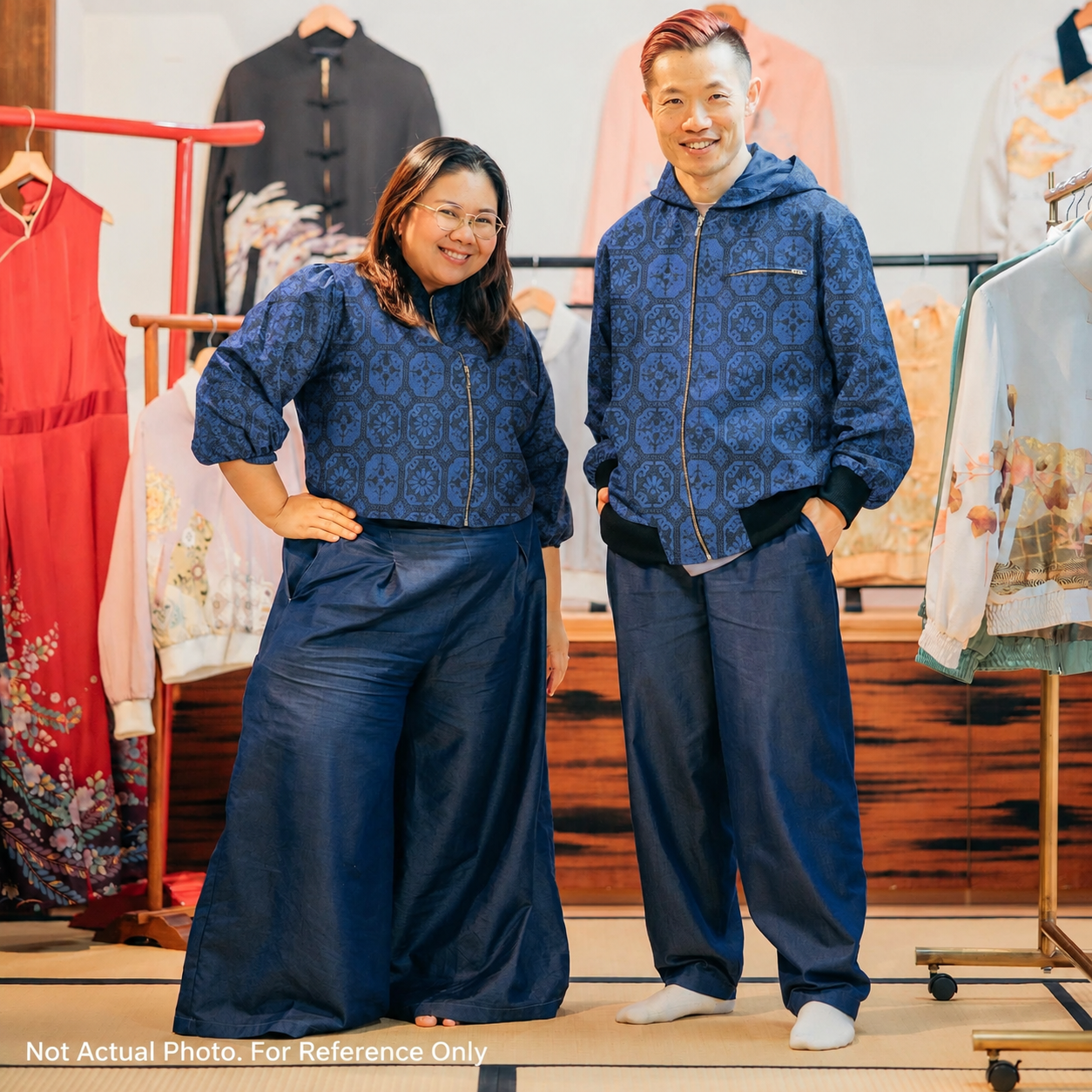 Premium Oshima Fabric: 0820_20 | Ancient Beauty - Indigo!