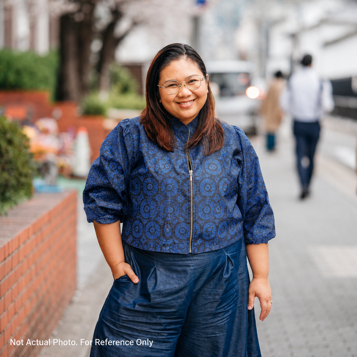 Premium Oshima Fabric: 0820_20 | Ancient Beauty - Indigo!