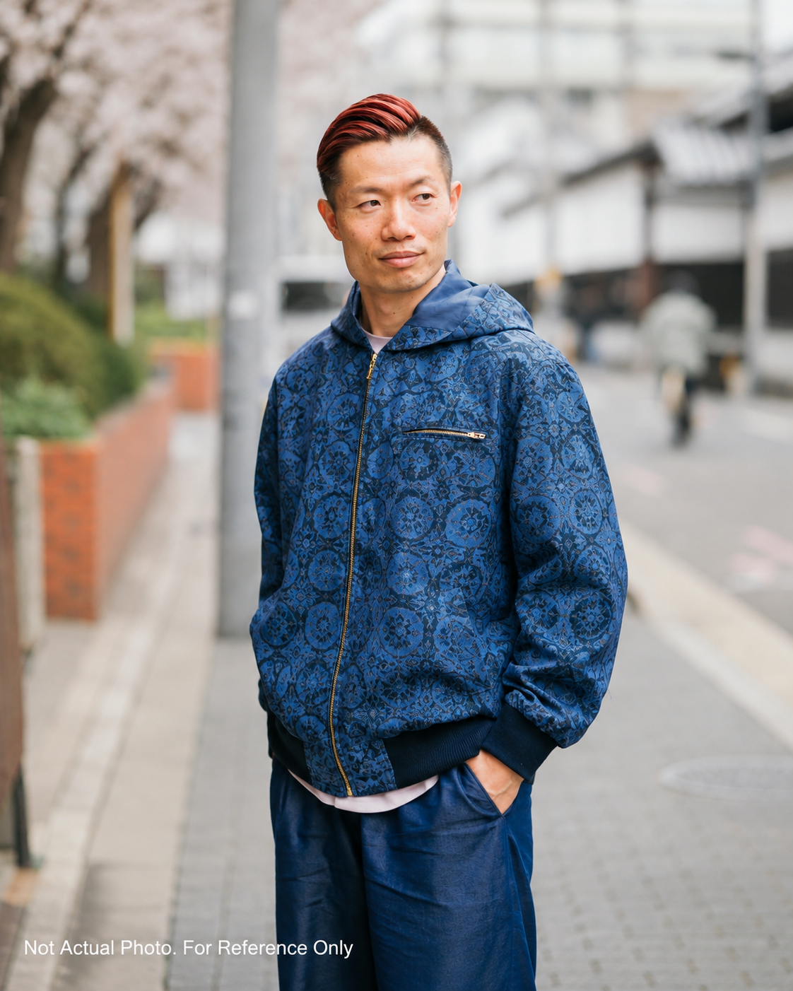 Premium Oshima Fabric: 0820_20 | Ancient Beauty - Indigo!