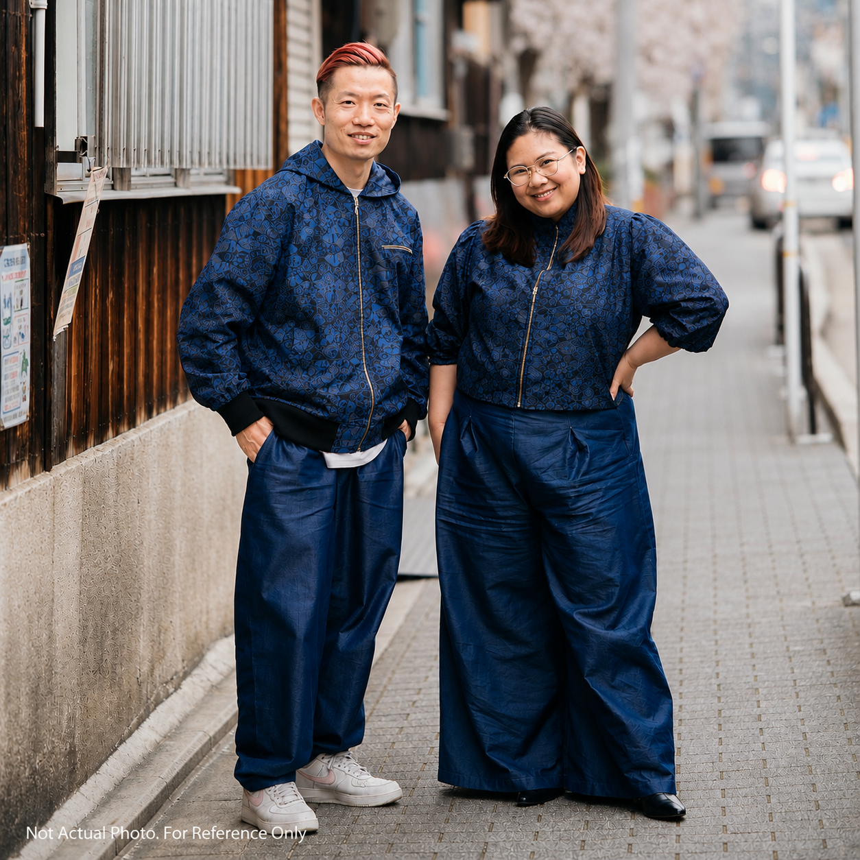 Premium Oshima Fabric: 0820_20 | Ancient Beauty - Indigo!