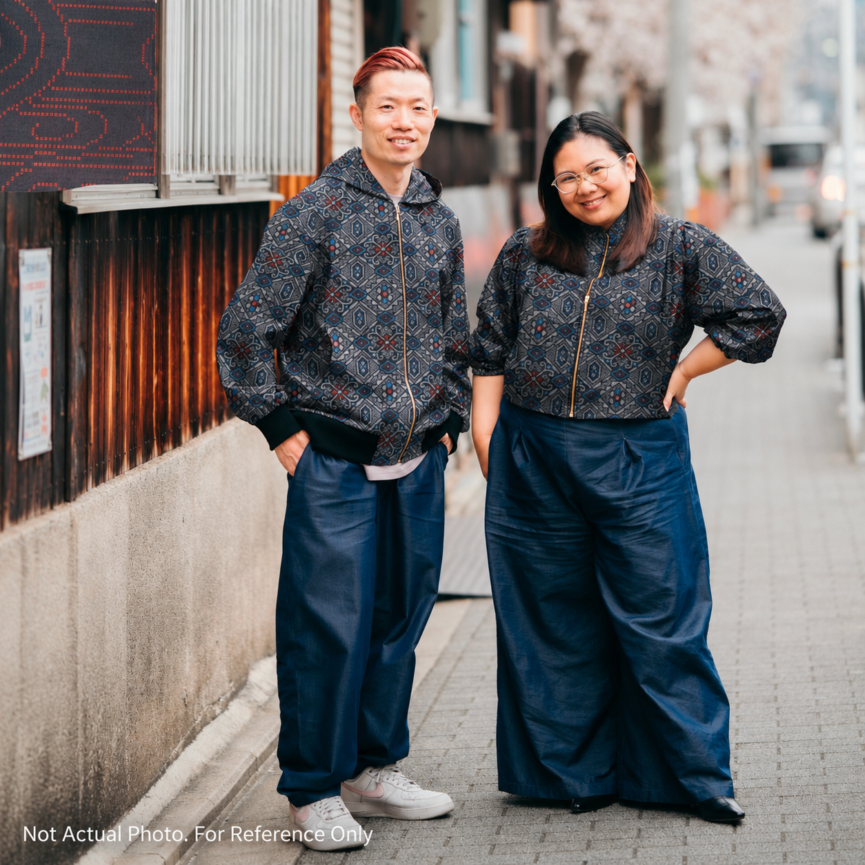 Premium Oshima Fabric: Samurai_0625_05 | Rustic Night