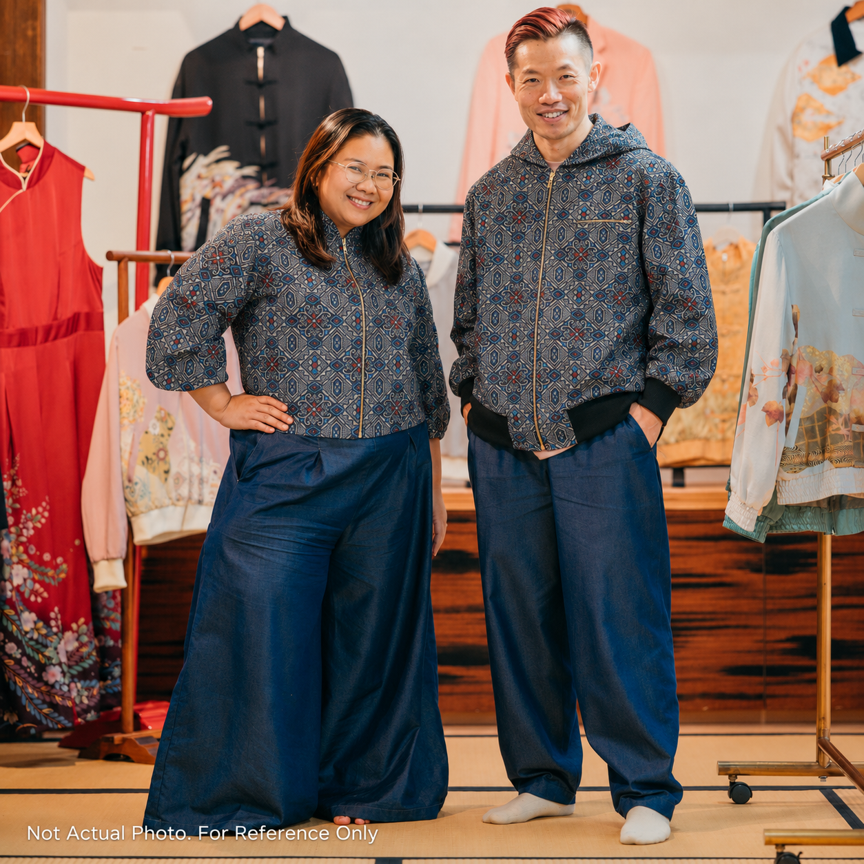 Premium Oshima Fabric: Samurai_0625_05 | Rustic Night