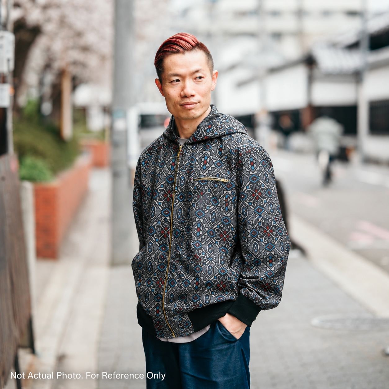 Premium Oshima Fabric: Samurai_0625_05 | Rustic Night