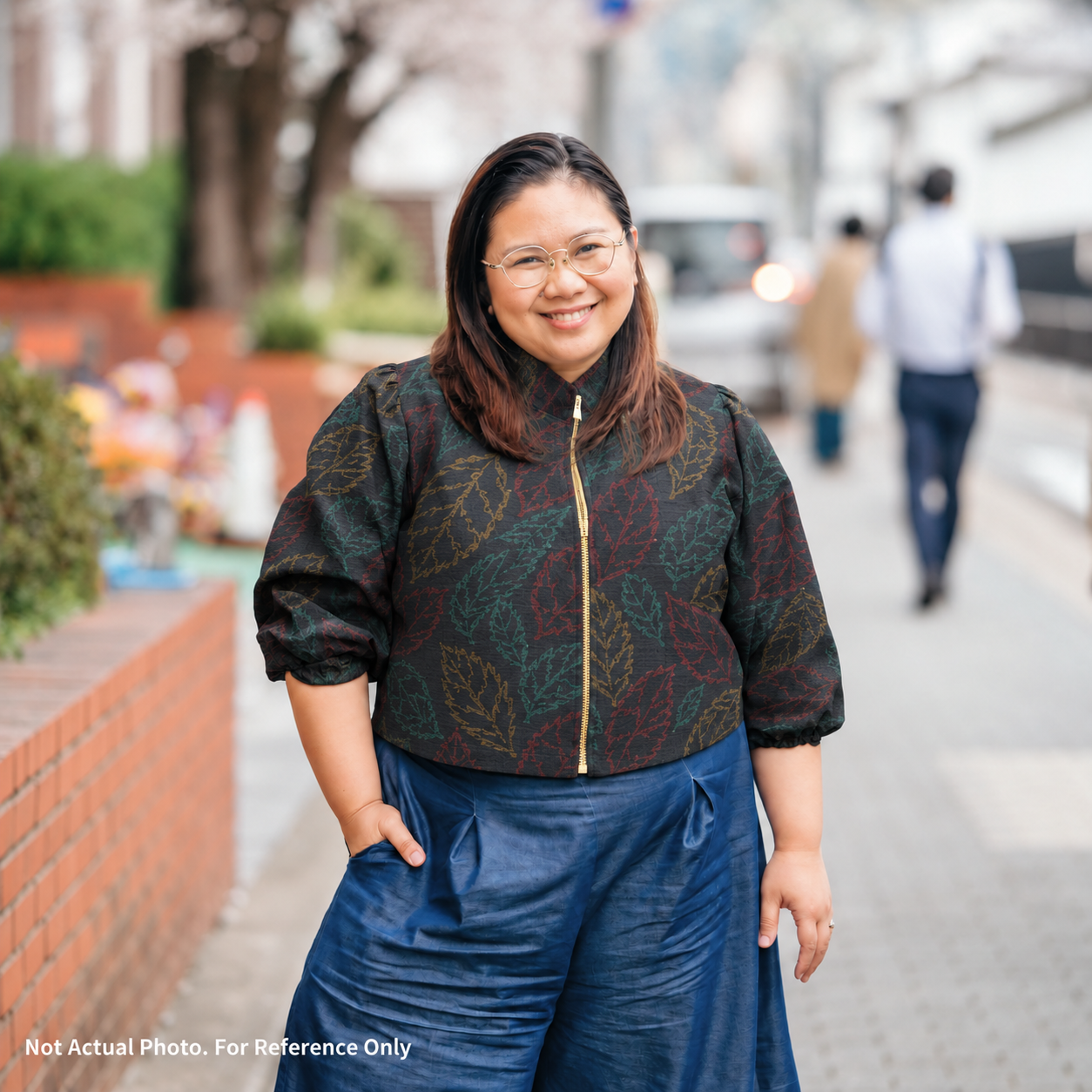 Premium Oshima Fabric: OSHIMA 0610_30 | Dark Autumn Leaves