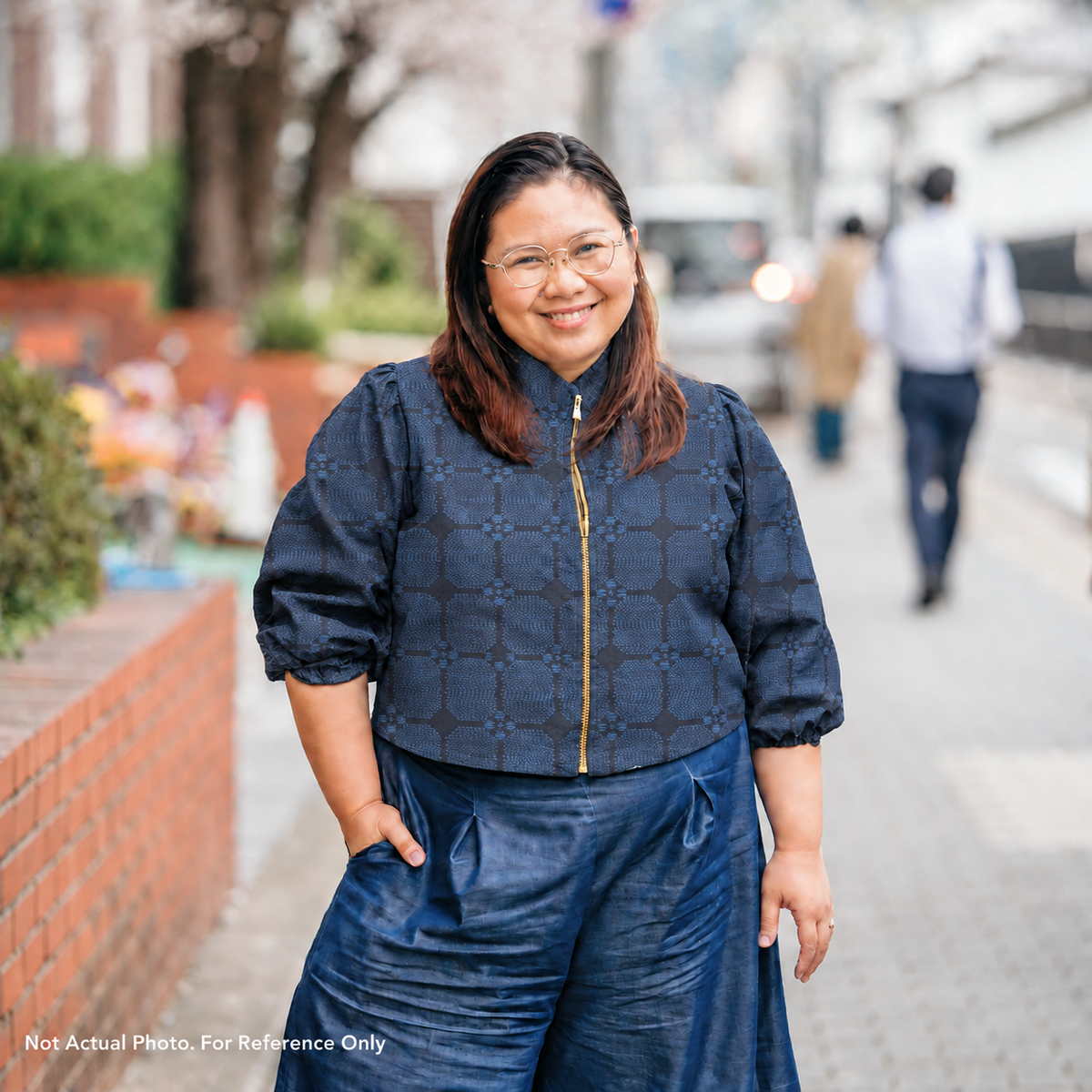 Premium Oshima Fabric: OSHIMA_0827_06 | Blue Cobble