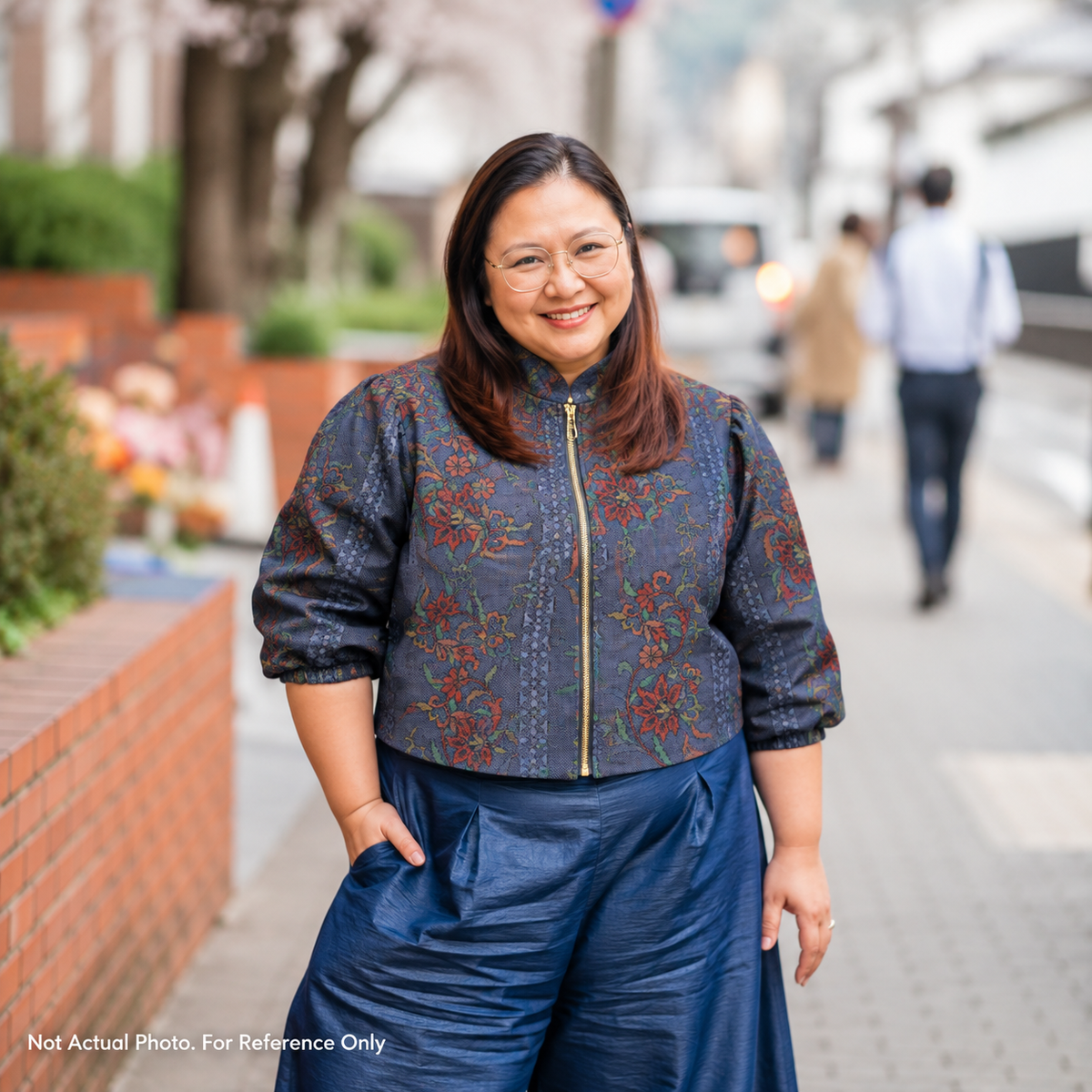 Premium Oshima Fabric: OSHIMA_0827_61 | Wandering Blooms