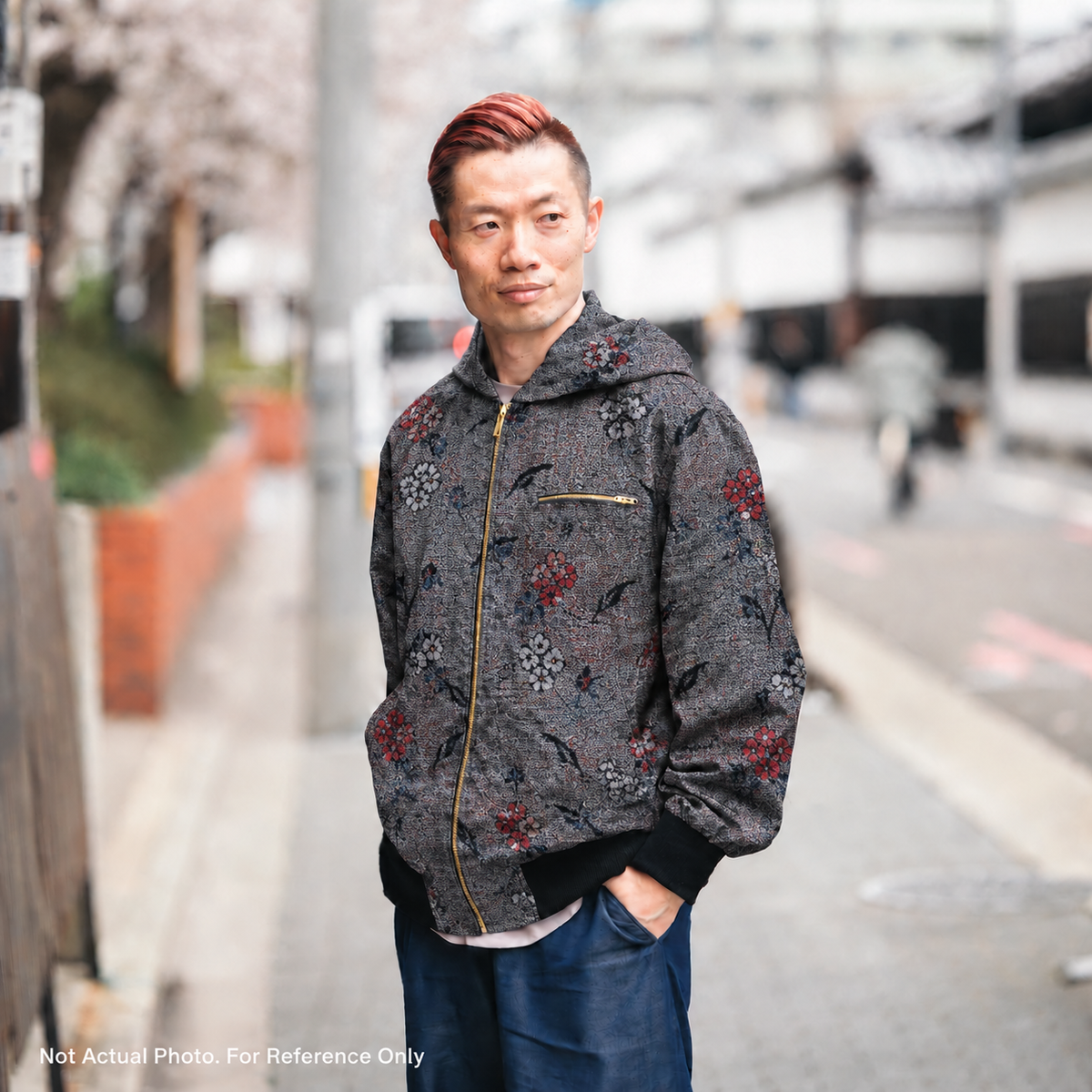 [Certificate] Premium Oshima Fabric: 0923_03 | Branches of Flowers