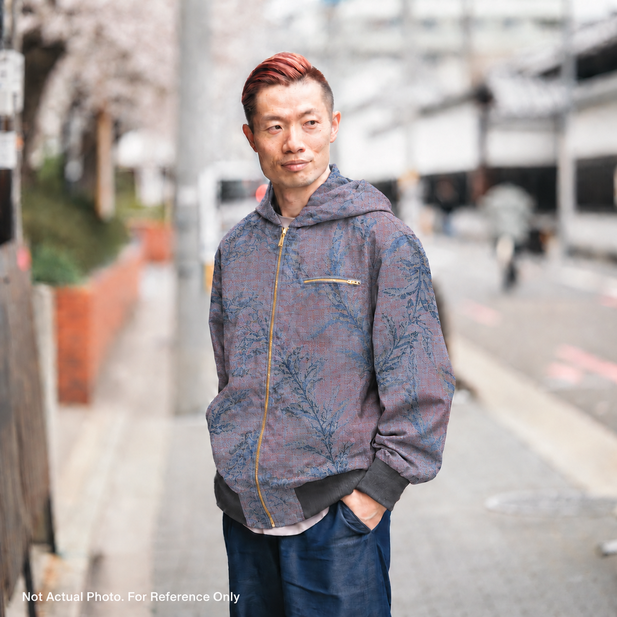 [Certificate] Premium Oshima Fabric: 0923_05 | Shattered Leaves