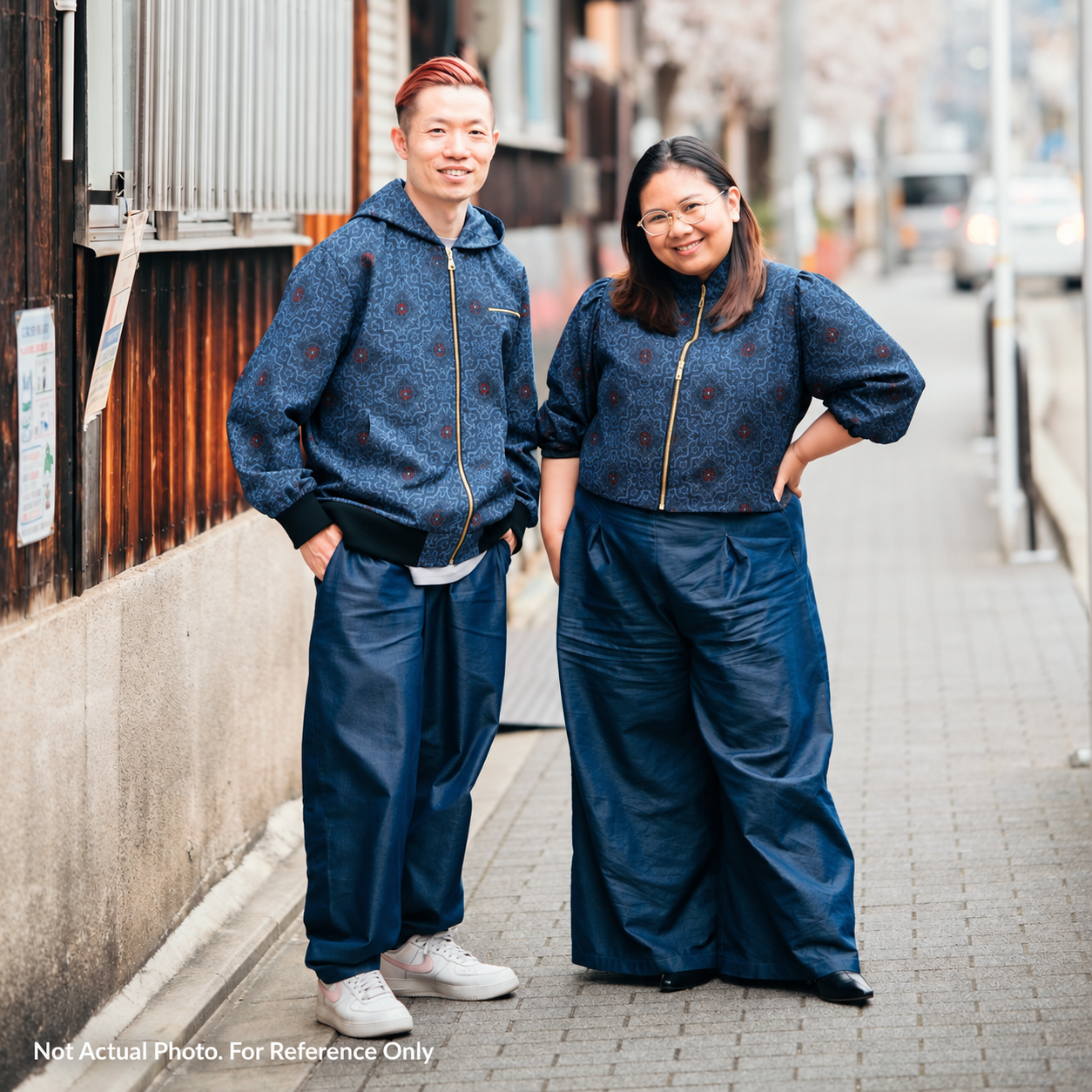 Premium Oshima Fabric: OSHIMA_0827_01 | Blue Stitch