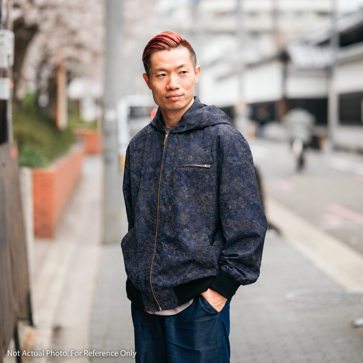 Premium Oshima Fabric: 0625_53 | Sapphire Bloom