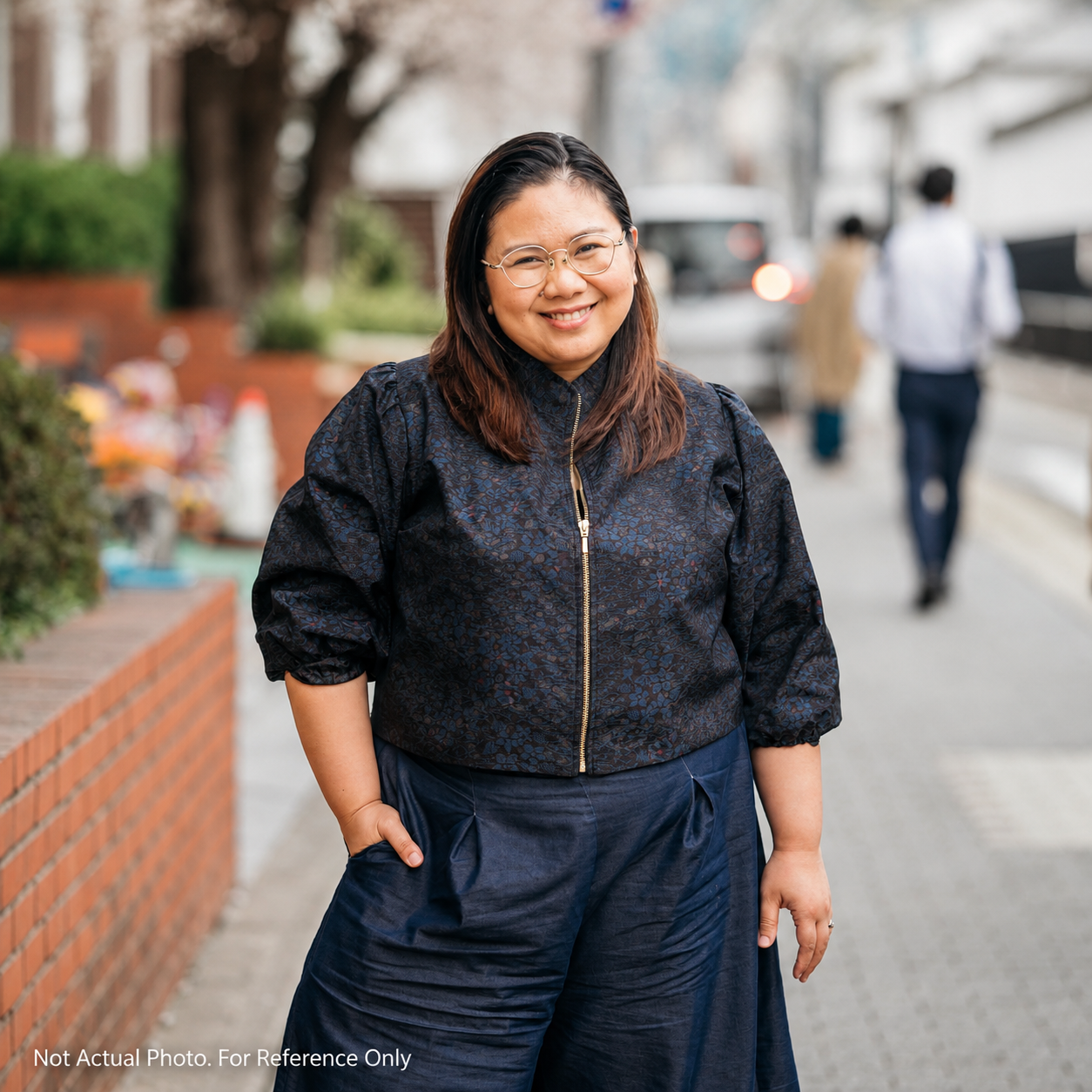 Premium Oshima Fabric: 0625_53 | Sapphire Bloom