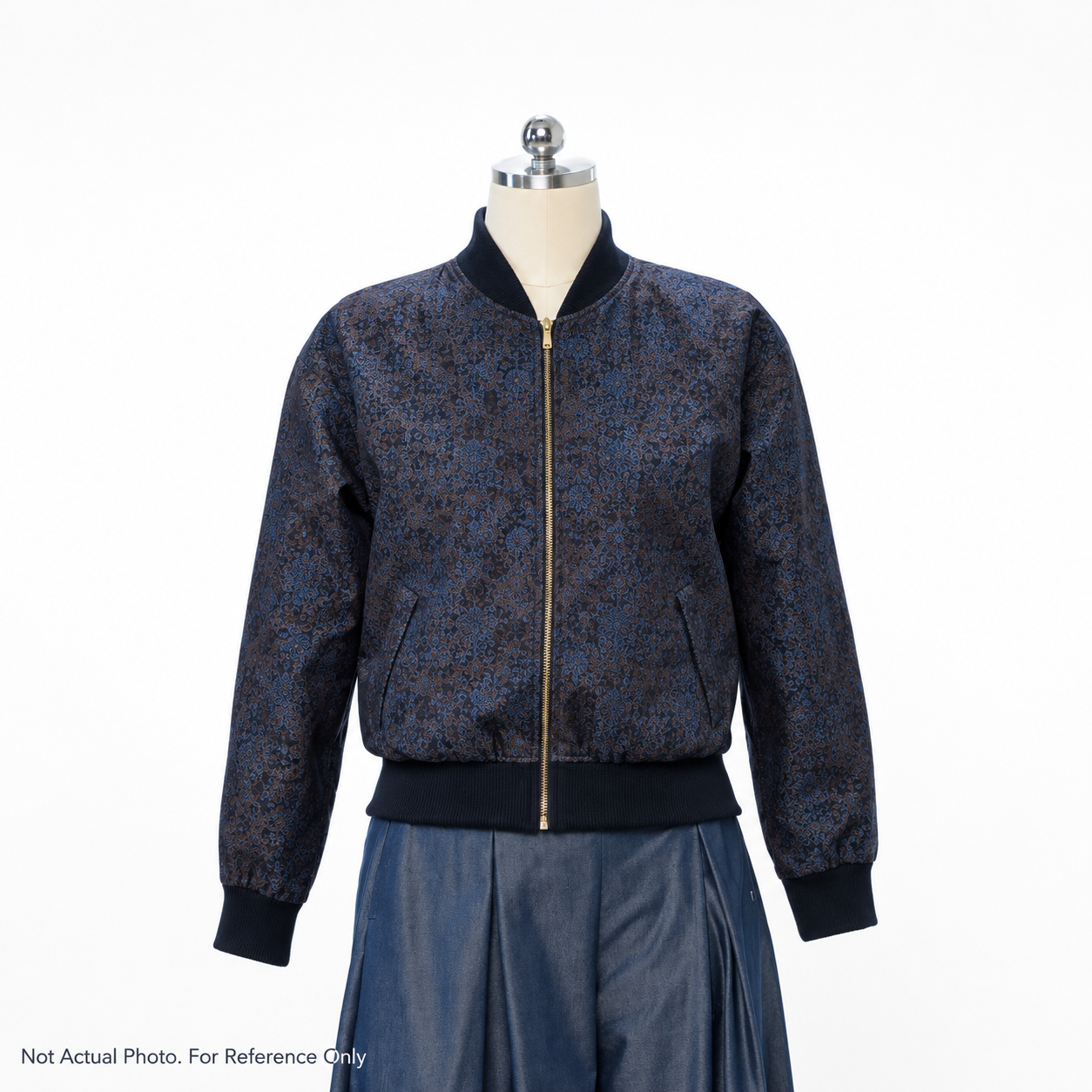 Premium Oshima Fabric: 0625_53 | Sapphire Bloom