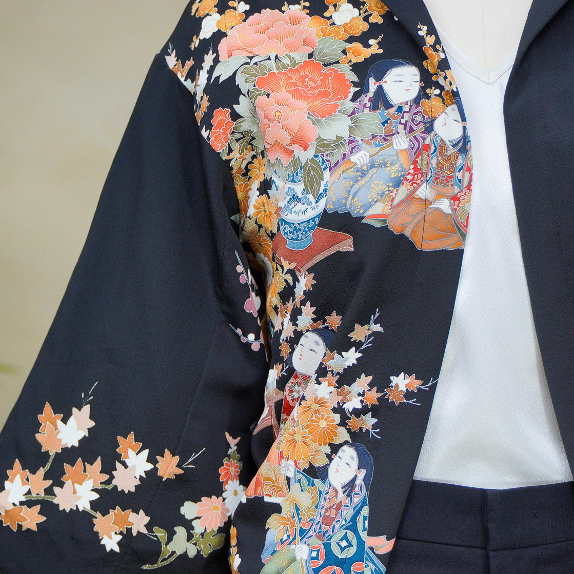 Premium On-hand item: Black Kodomo Hoodie (Small Size) | HK7557Y