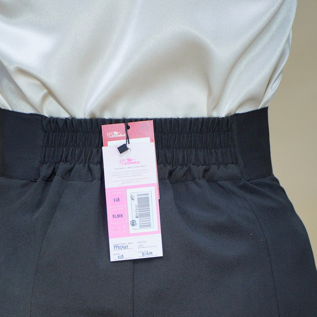 Premium On-hand: Palazzo Pants | BLACK PP8046Y XLB