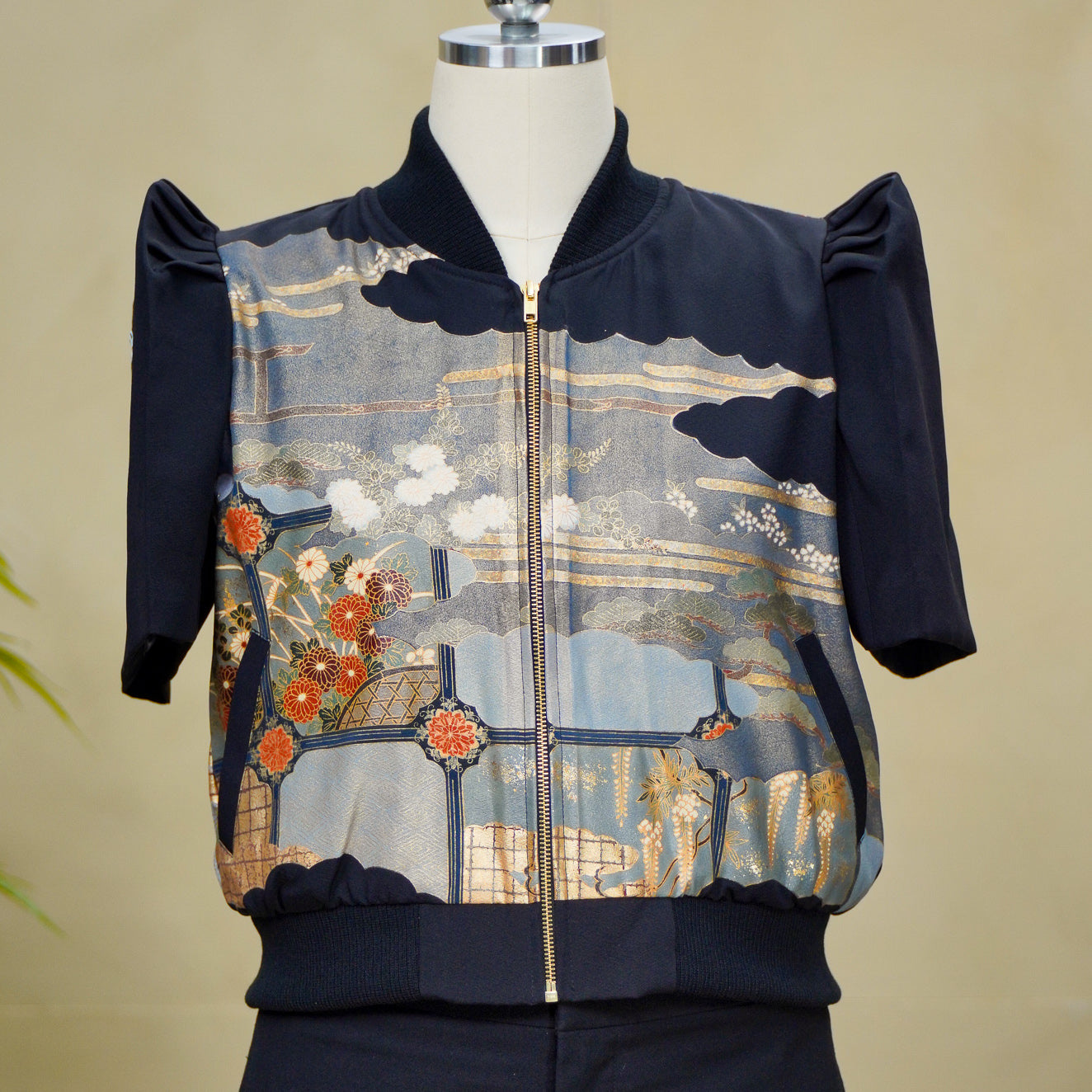 On-hand item: Filipiniana Bomber Jacket | Black | FBJ8604M | Large
