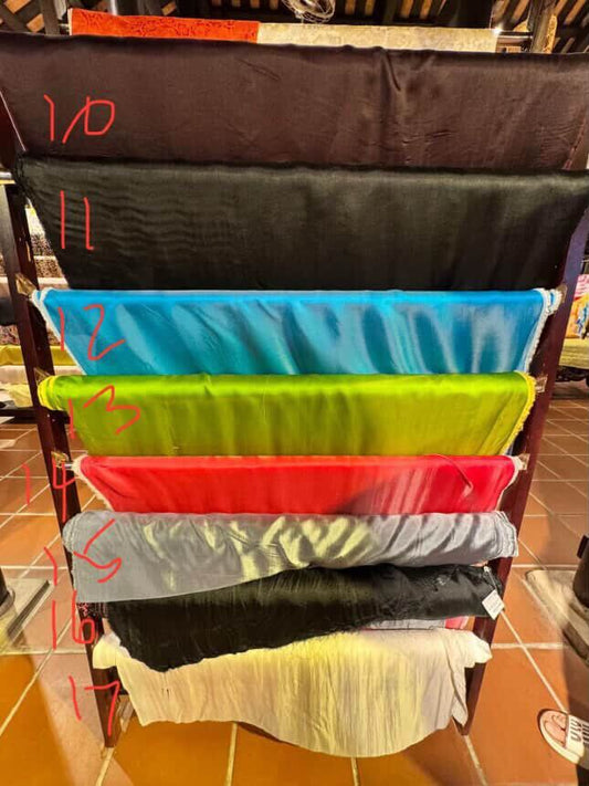 Ap19 Hoian Fabric: Silk cotton | Custom Top | Color#11 Black
