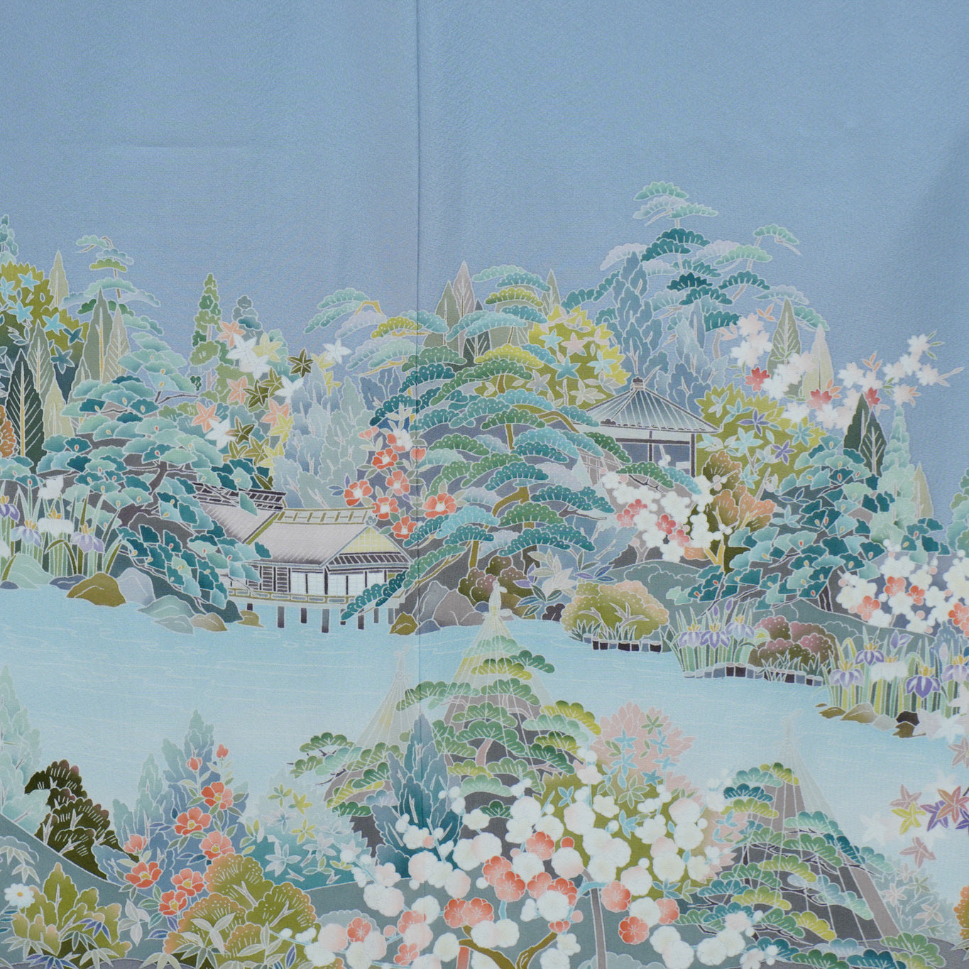 Chiku Fabric: 0630_27 | Dreamy Blue