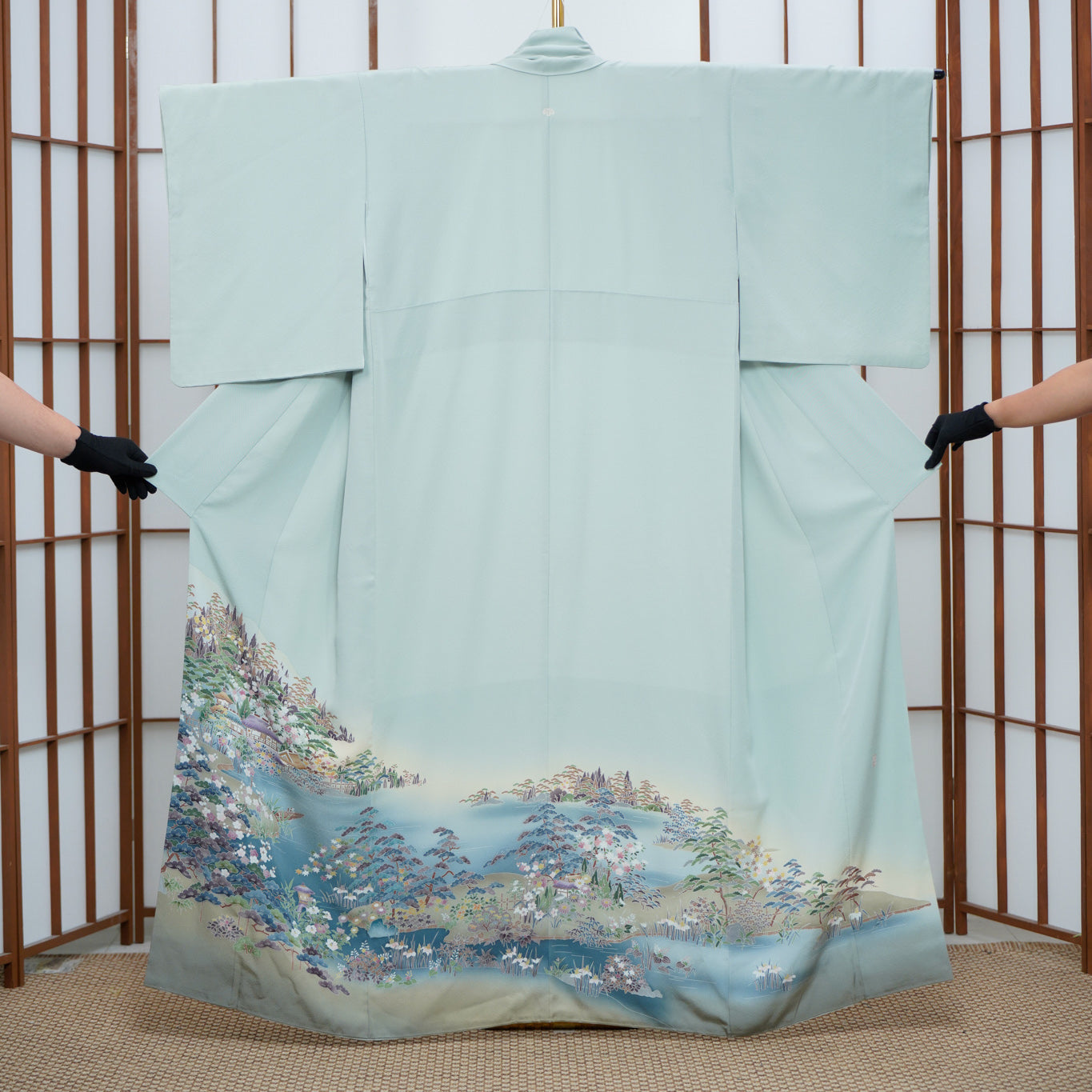 Chiku Fabric: 0630_23 | River Flows
