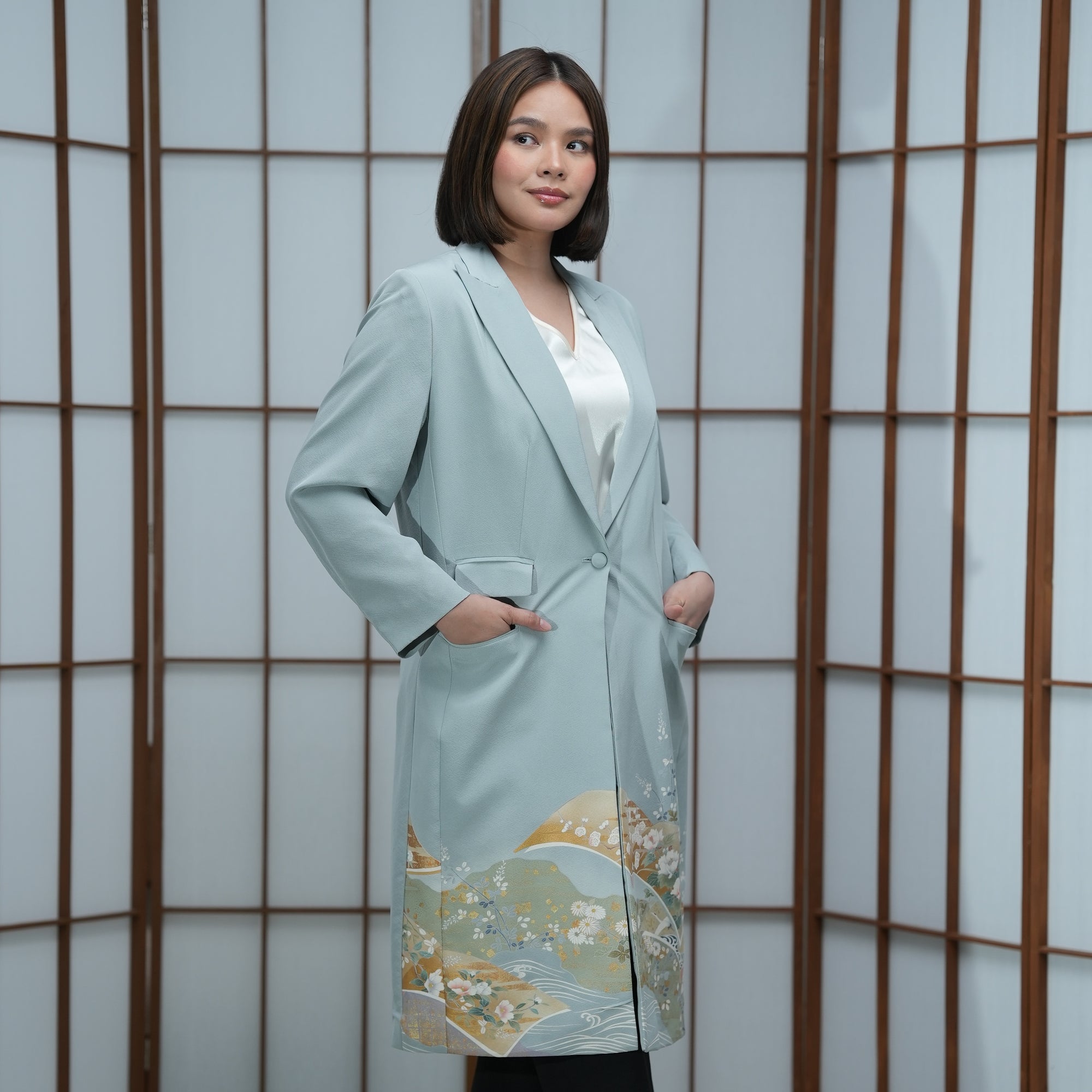 On-hand: Autumn Coat Blue | AC6908 (Mimi Size)