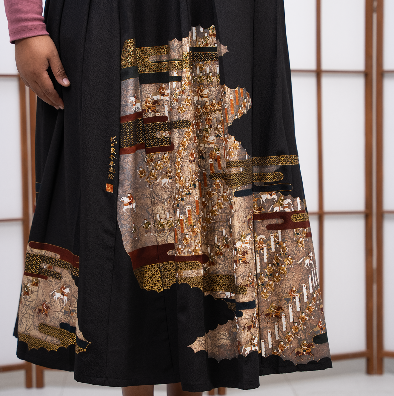 On-hand: 2P Black Hanbok Skirt