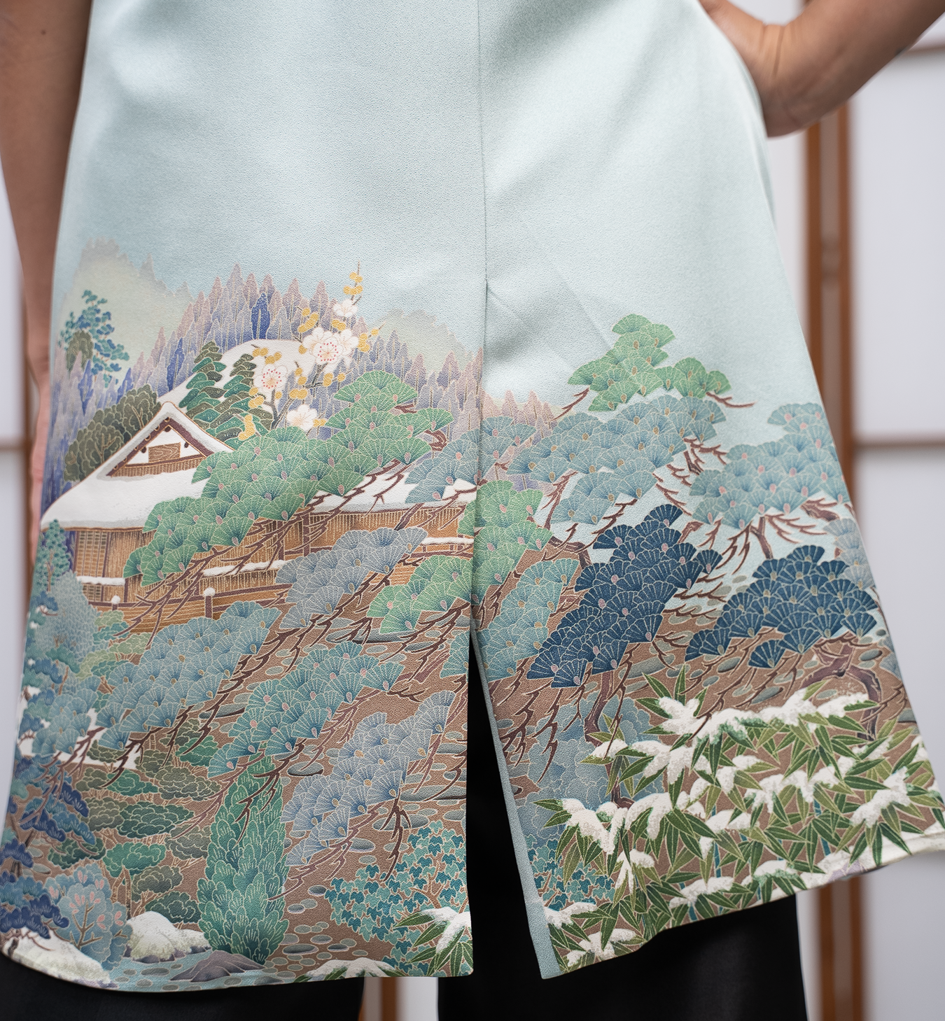 On-hand:No sleeves suit jacket as seen on the runway! | L GREEN NSSJ6922M