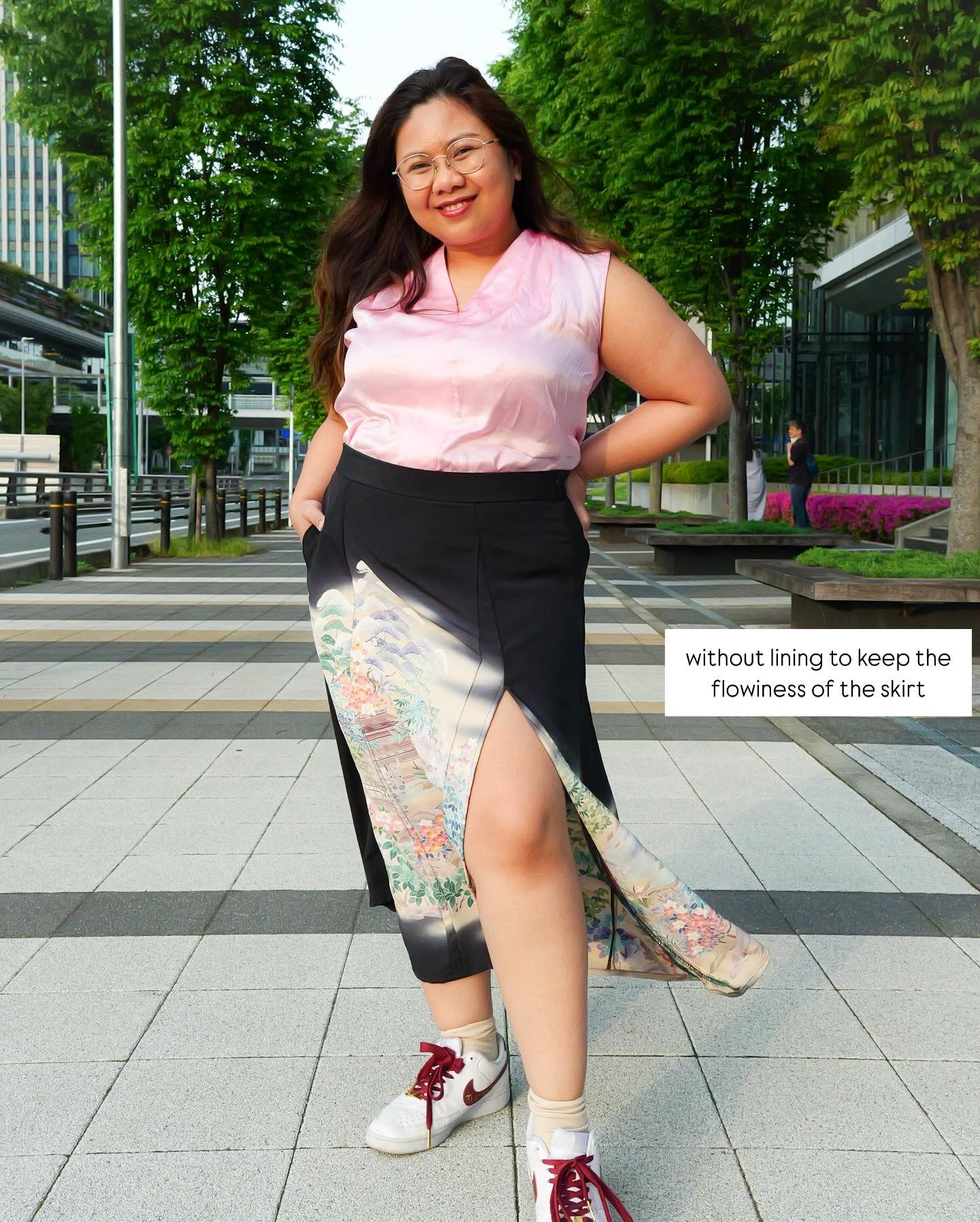High Slit Skirt