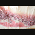 Load image into Gallery viewer, Dec 29 Live : Sakura Mountain - Cream Fabric unique painting; so soft! (D29)
