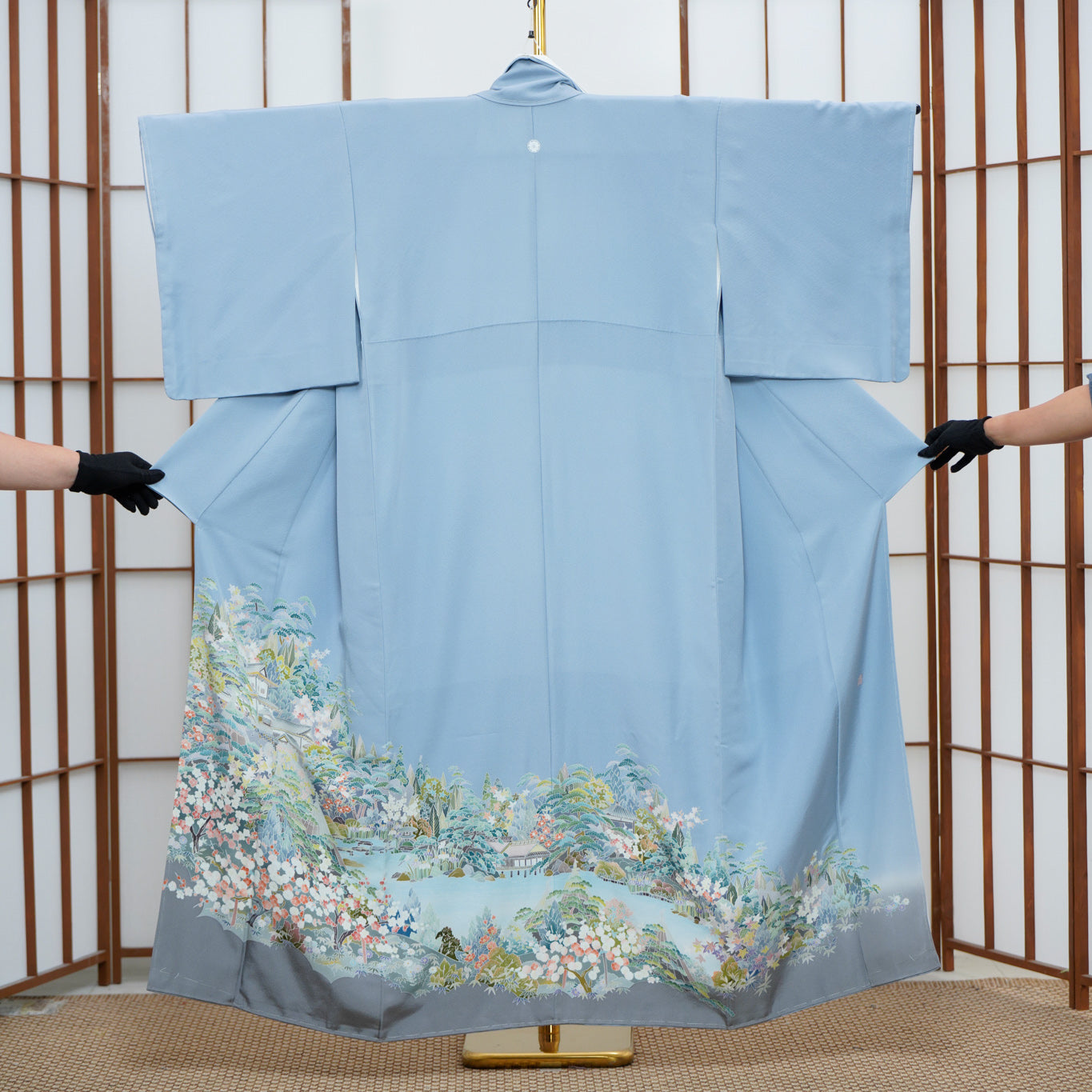 Chiku Fabric: 0630_27 | Dreamy Blue