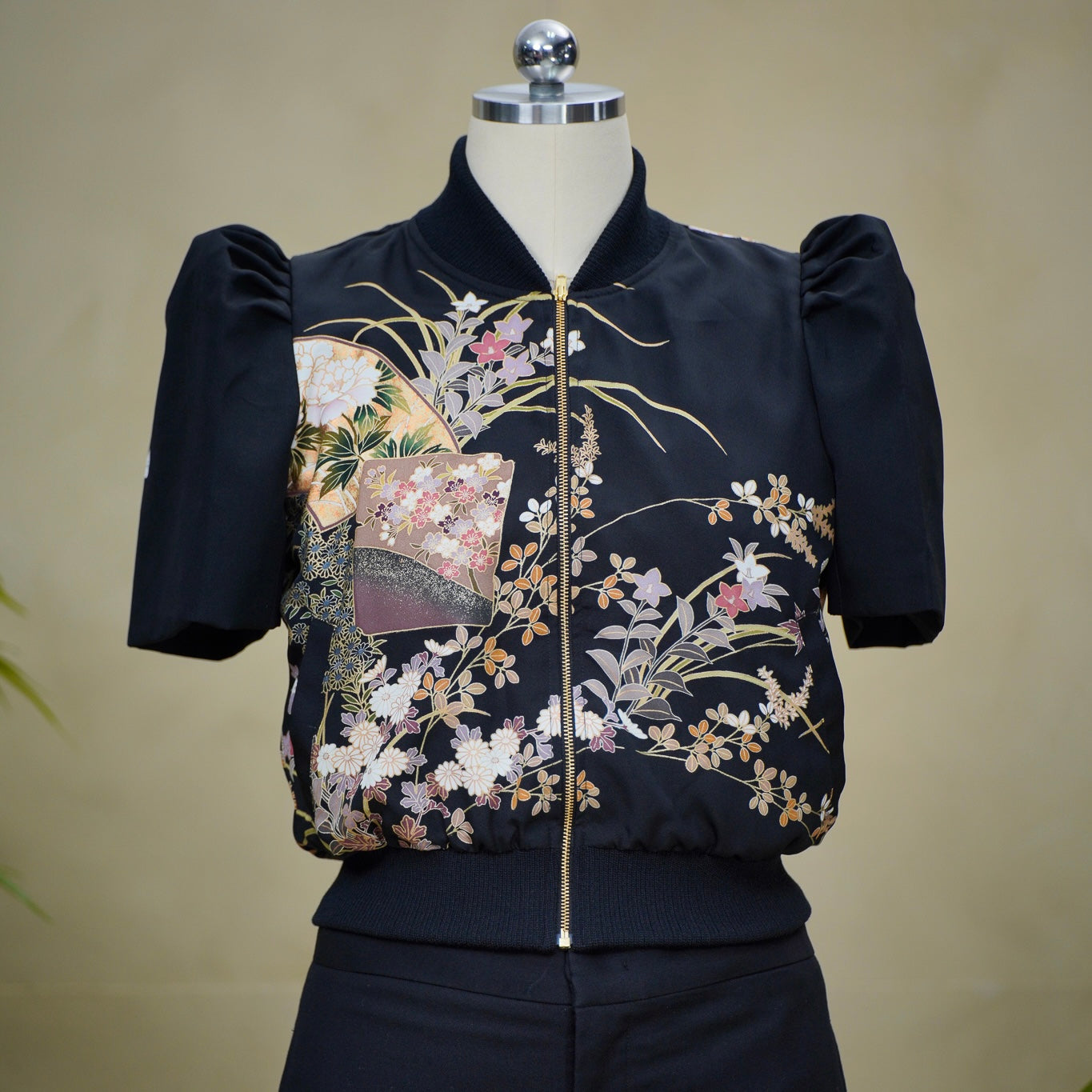 On-hand item: Filipiniana Bomber Jacket | Black | FBJ8469M | Medium