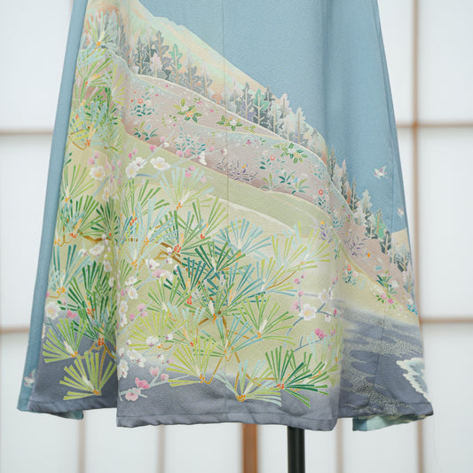 Premium On-hand: Blue Halter Dress  | SA | HD6634