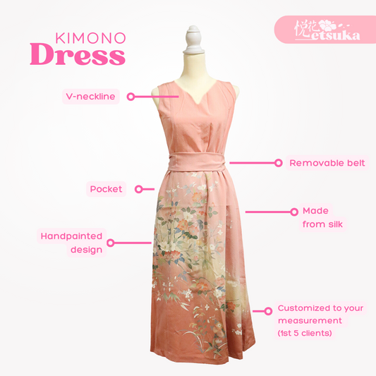 Kimono Pink Dress