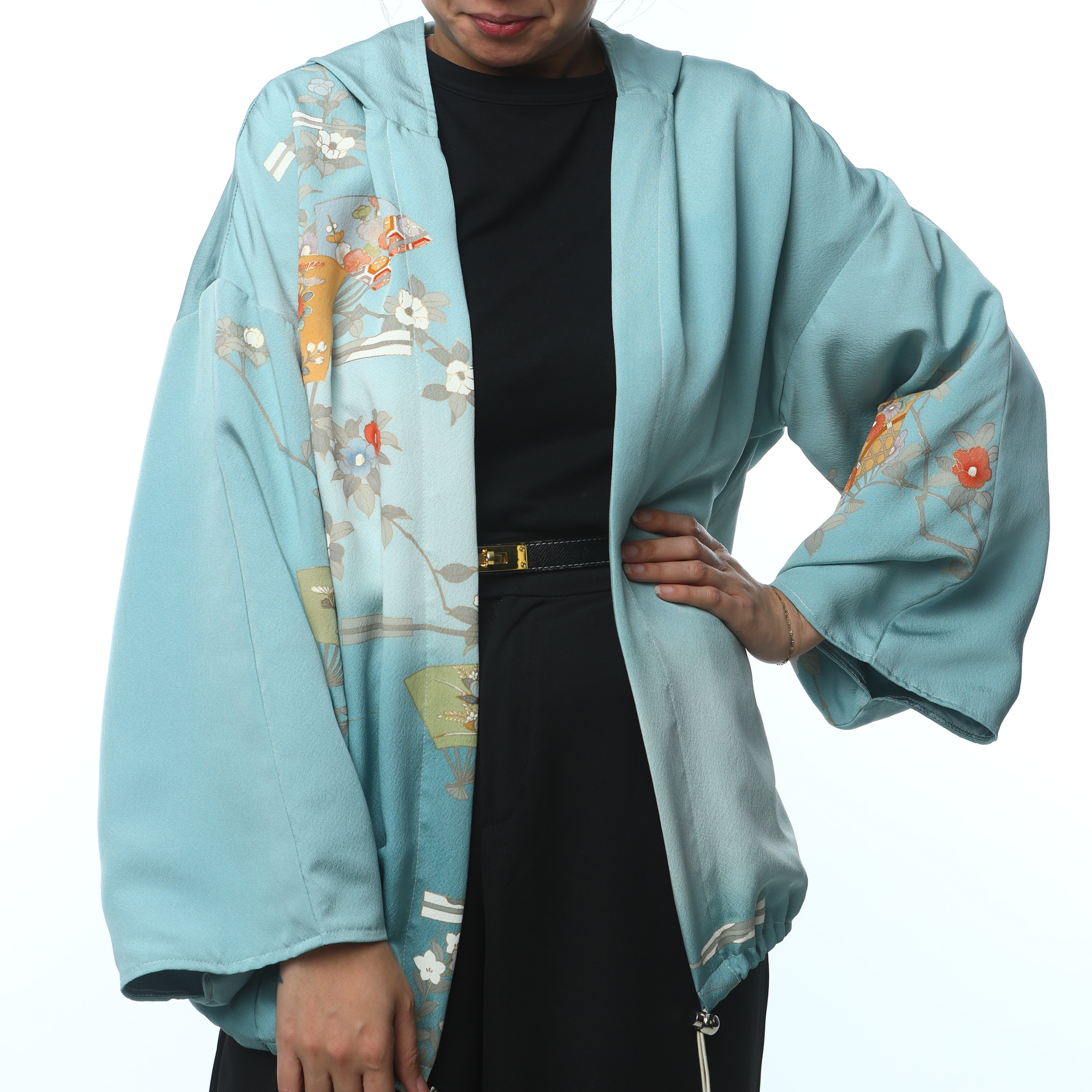 On-hand: Hoodie With Zipper | H5001 (lovely blueeee)