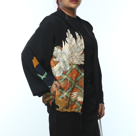 On-hand: Hoodie | H5167 - with a big embroidery!